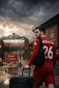 Read more about the article Alarm Bagi Liverpool: Andrew Robertson Berikan Sinyal Cabut dari Anfield