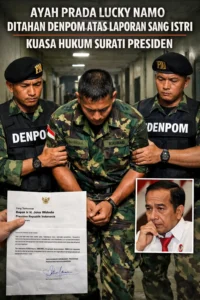 Read more about the article Ayah Prada Lucky Namo Ditahan Denpom Atas Laporan Sang Istri, Kuasa Hukum Surati Presiden