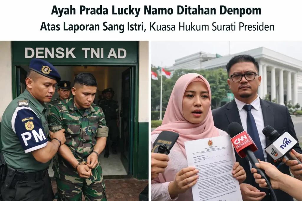 Ayah Prada Lucky Namo Ditahan Denpom Atas Laporan Sang Istri, Kuasa Hukum Surati Presiden