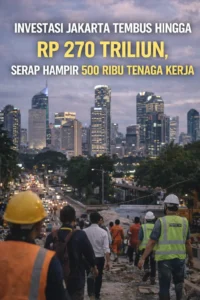 Read more about the article Investasi Jakarta Tembus Hingga Rp 270 Triliun, Serap Hampir 500 Ribu Tenaga Kerja