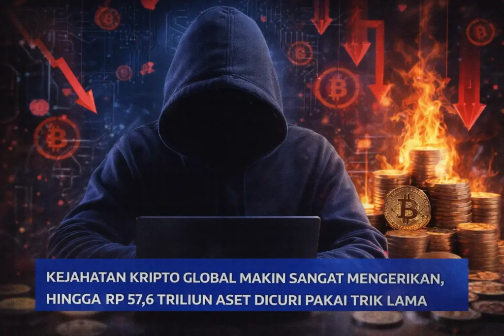Kejahatan Kripto Global Makin Sangat Mengerikan, Hingga Rp 57,6 Triliun Aset Dicuri Pakai Trik Lama