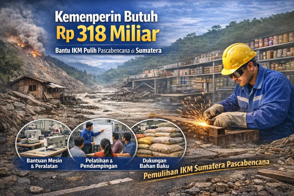 Kemenperin Butuh Rp 318 Miliar untuk Bantu IKM Pulih Pascabencana