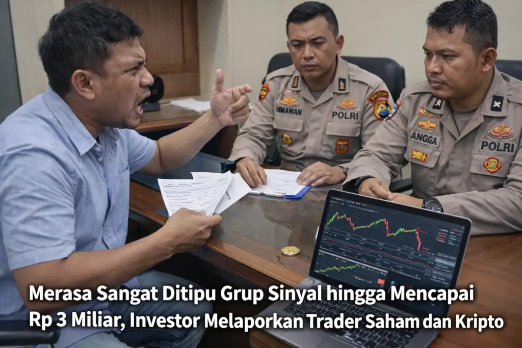 Merasa Sangat Ditipu Grup Sinyal hingga Mencapai Rp 3 Miliar, Investor Melaporkan Trader Saham dan Kripto