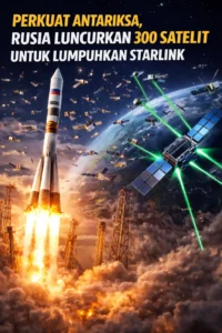 Read more about the article Perkuat Antariksa, Rusia Luncurkan 300 Satelit untuk Lumpuhkan Starlink