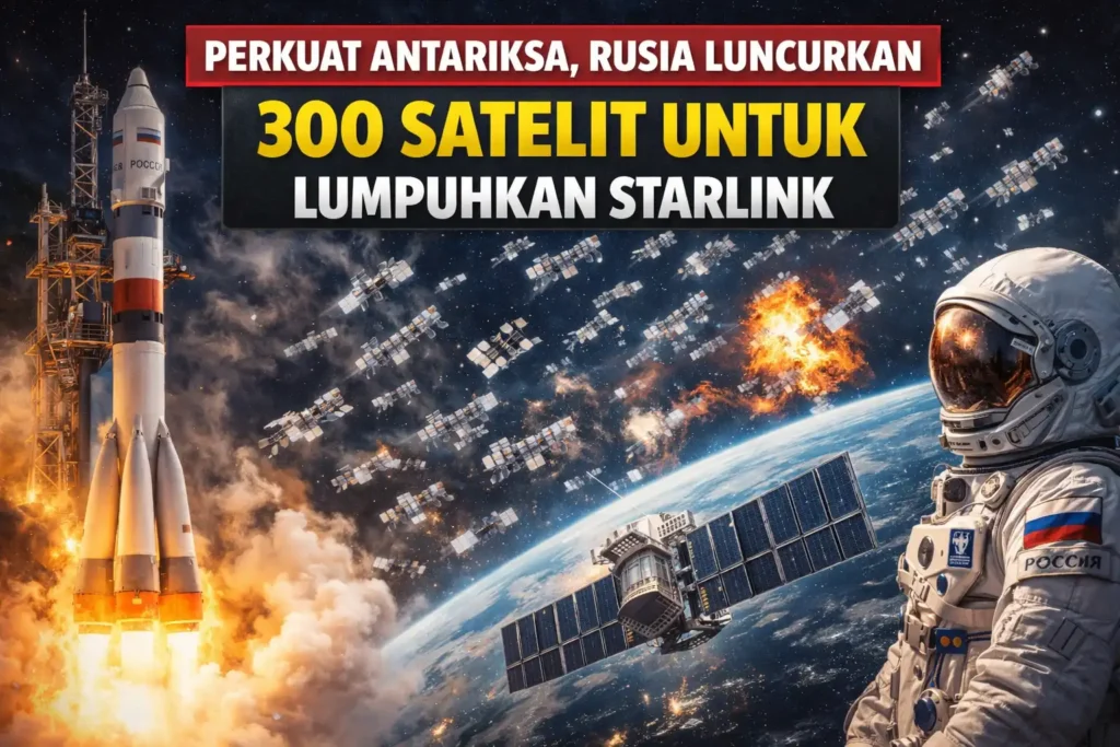 Perkuat Antariksa, Rusia Luncurkan 300 Satelit untuk Lumpuhkan