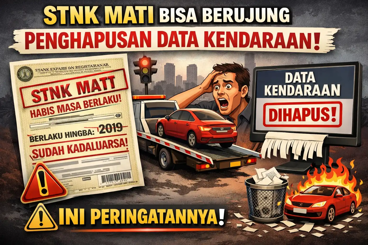 Read more about the article STNK Mati Bisa Berujung Penghapusan Data Kendaraan, Ini Peringatannya
