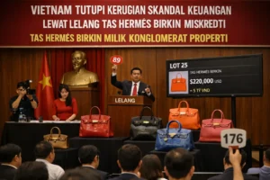 Read more about the article Vietnam Tutupi Kerugian Skandal Keuangan Lewat Lelang Tas Hermes Birkin Milik Konglomerat Properti
