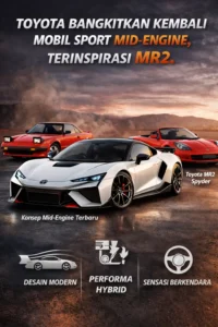 Read more about the article Toyota Bangkitkan Kembali Mobil Sport Mid-Engine, Terinspirasi MR2