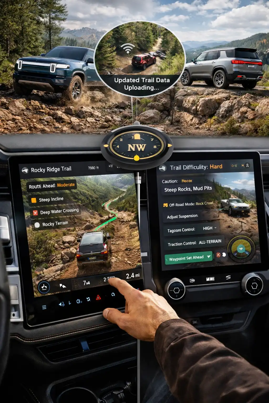 Read more about the article Rivian Ajukan Paten Digital Trail Guide, Solusi Pintar untuk Penggemar Off-Road