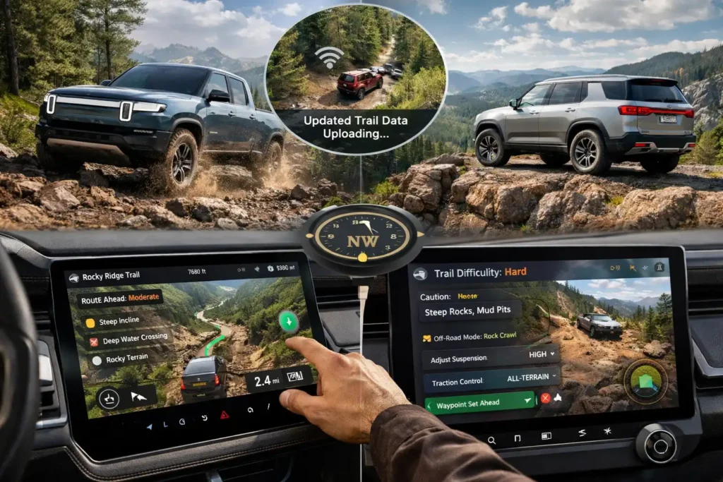 Rivian Ajukan Paten Digital Trail Guide, Solusi Pintar untuk Penggemar Off-Road